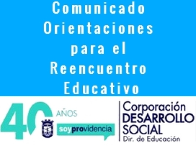 Orientaciones Reencuentro Educativo